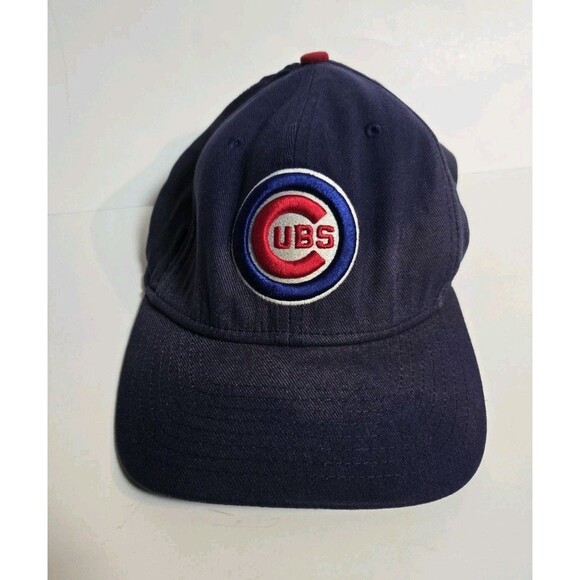 Nike Dri-Fit Chicago Cubs Hat Cap Size‎ M/L Fitted Blue MLB - Picture 1 of 6